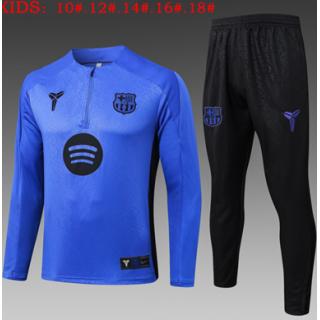 Chándal FC Barcelona 2025/26 (Bule Half zipper) - NIÑOS